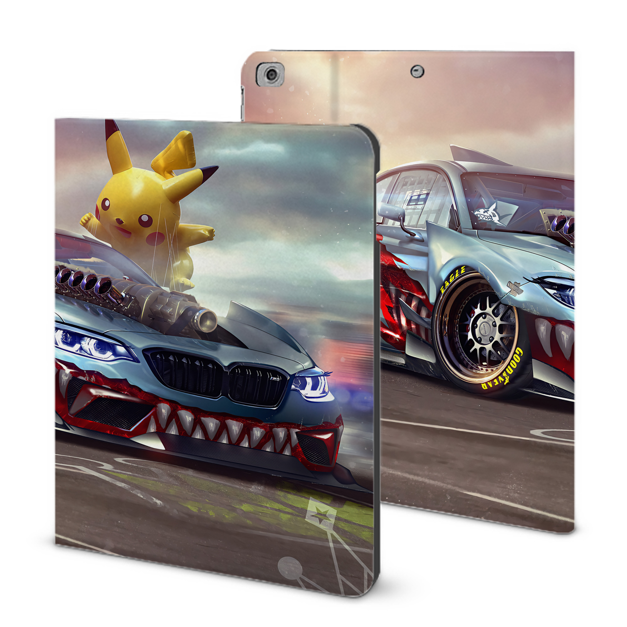 （画像用） ポケットモンスター Pokémon IPad ケース ブック型 PUレザー TPU 耐衝撃 軽量 薄型 ペン収納なし 全面保護 IPad 各モデル対応